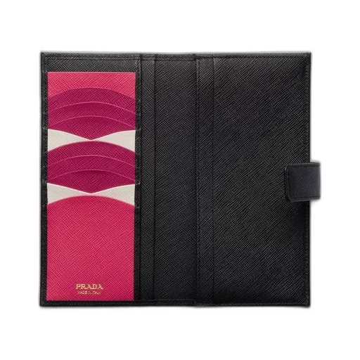 Large Saffiano leather wallet