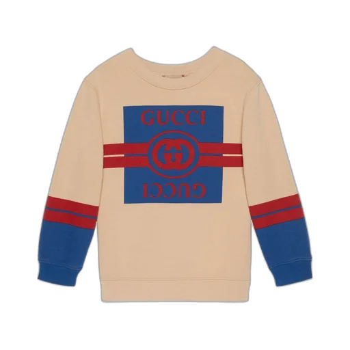 Children's printed cotton jersey sweatshirt