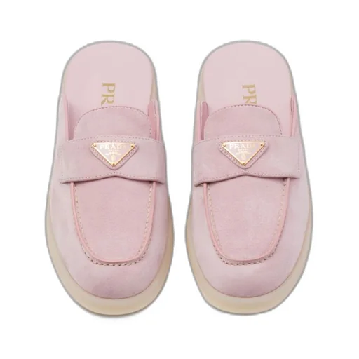 Suede mules