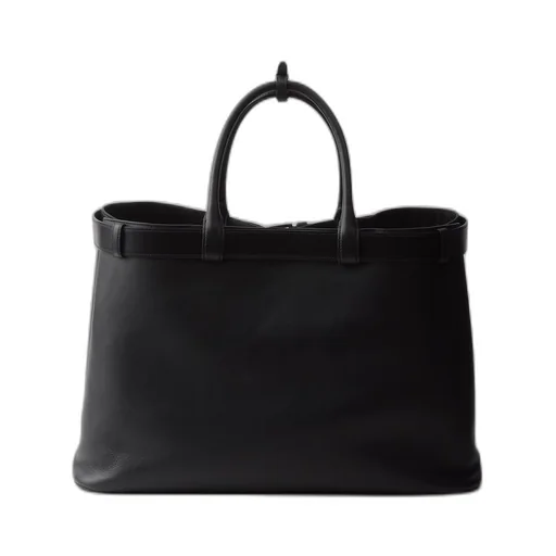 Prada Buckle leather bag with belt
