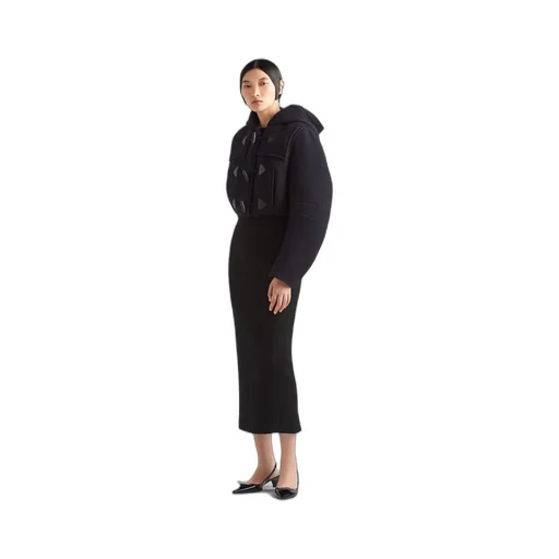 Cropped duffle jacket