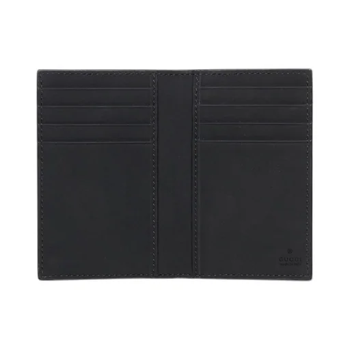 GG rubber-effect long card case
