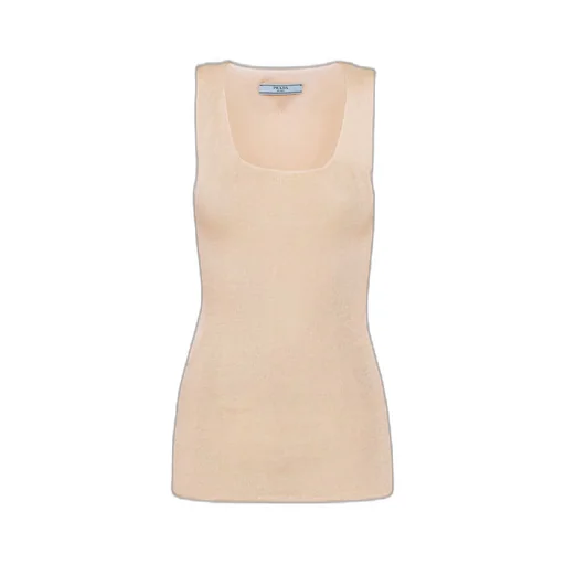 Cotton knit tank top
