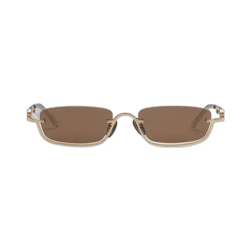 Rectangular-frame sunglasses