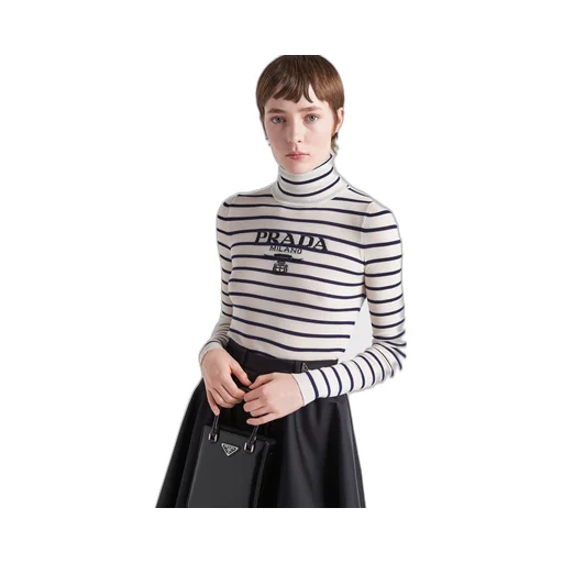 Superfine wool turtleneck sweater