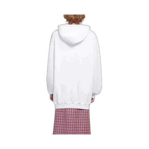 Pullover Drawstring Hoodie White