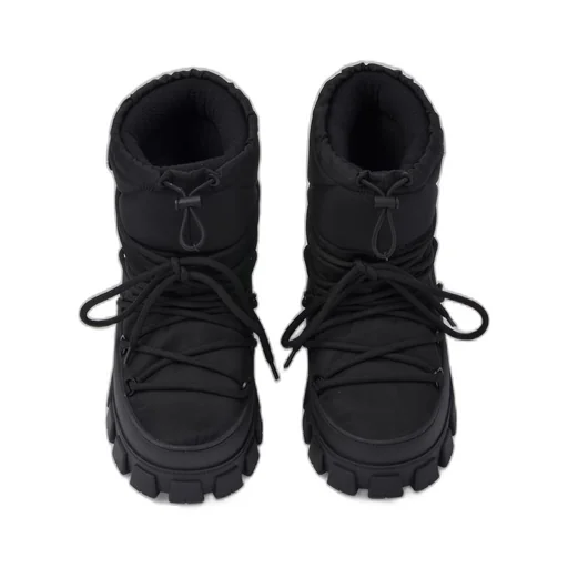 Re-Nylon gabardine après-ski boots