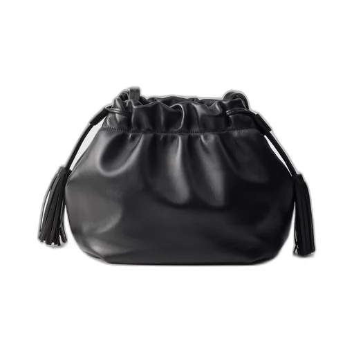 Nappa leather shoulder bag