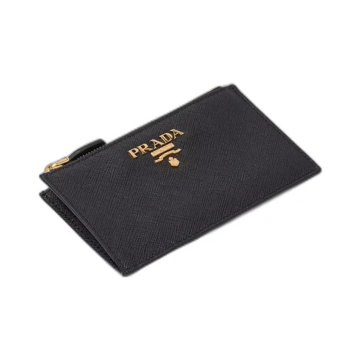 Saffiano leather card holder