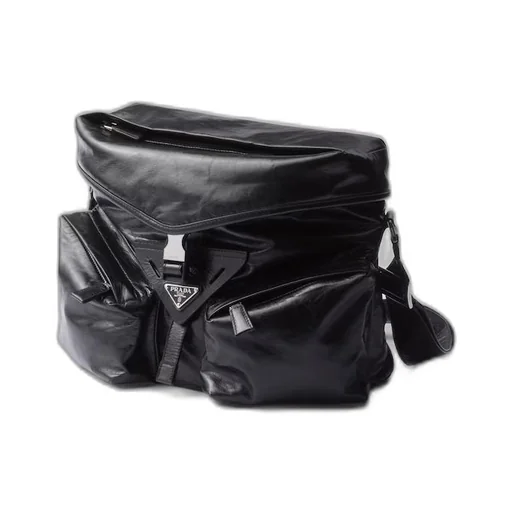 Leather shoulder bag