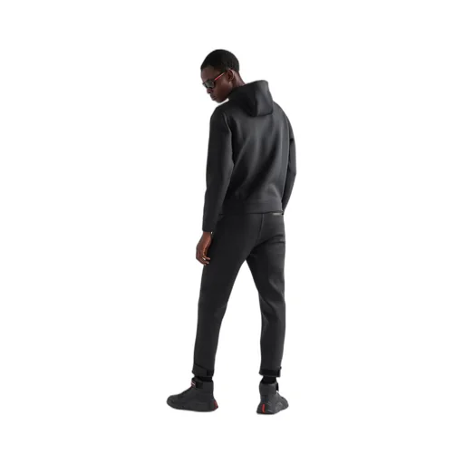Technical fabric hoodie