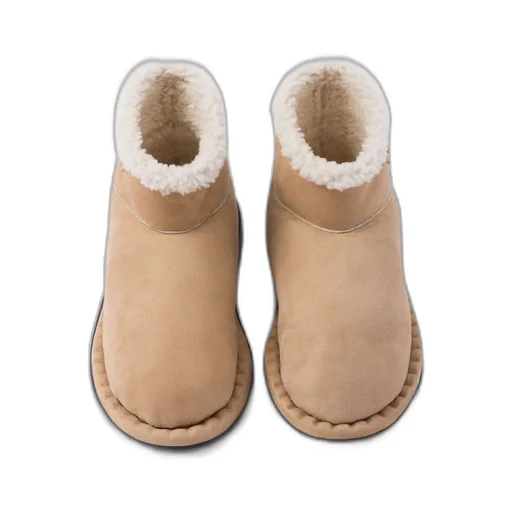 Shearling booties