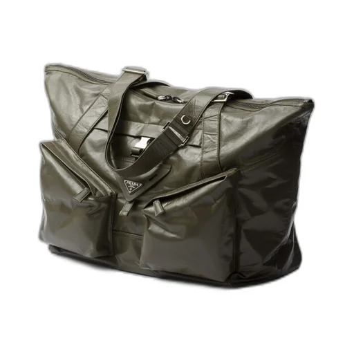 Leather travel bag