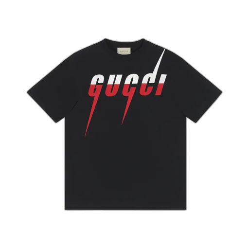 T-shirt with Gucci Blade print
