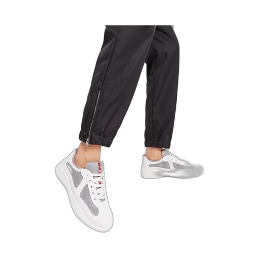 Prada America's Cup Soft rubber and bike fabric sneakers