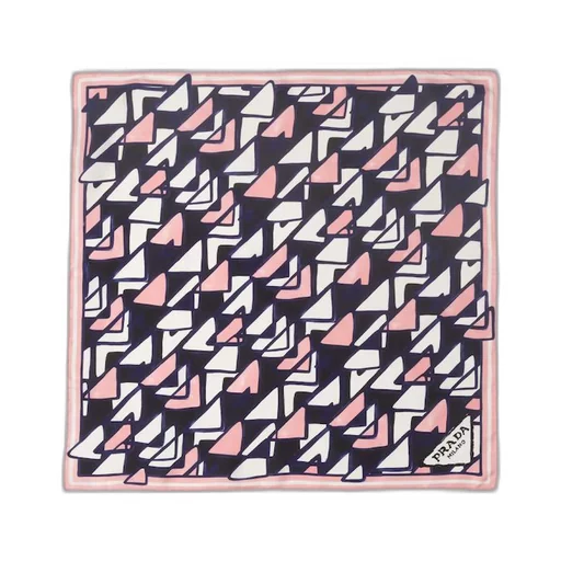 Printed twill scarf