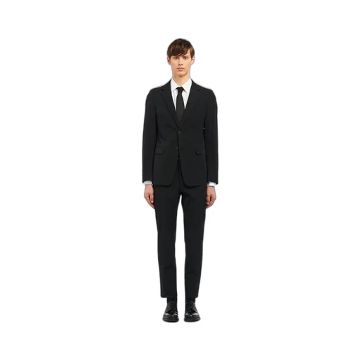 Technical fabric single-breasted suit