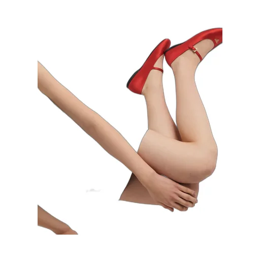 Satin ballerinas