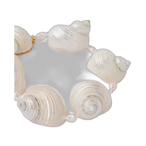 Silver choker with shells