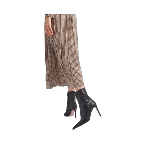 Nappa leather booties