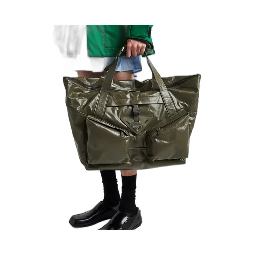 Leather travel bag