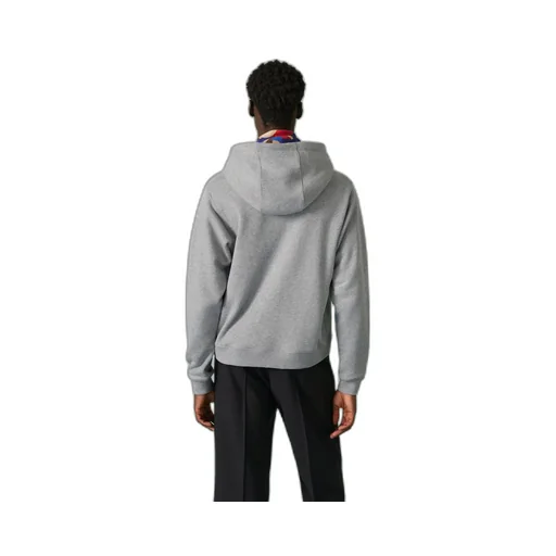 Cotton jersey hooded sweatshirt