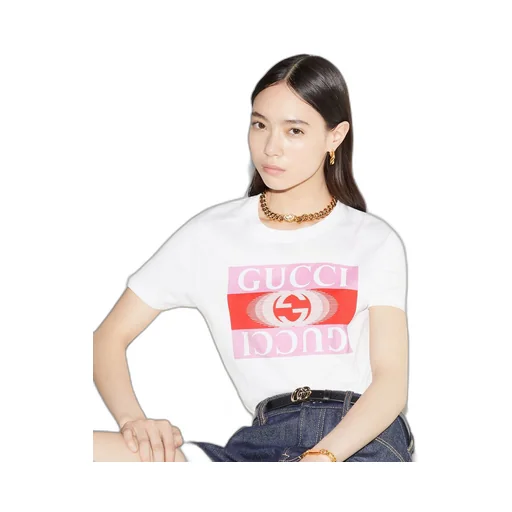 Gucci print cotton jersey T-shirt