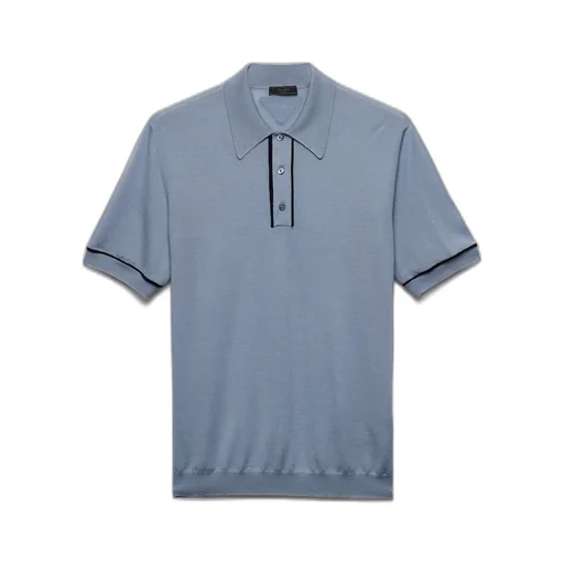 Wool polo shirt
