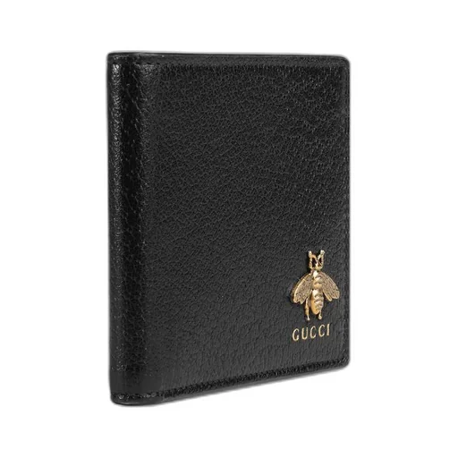 Animalier leather wallet