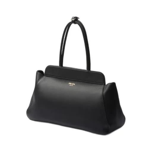 Large leather tote bag