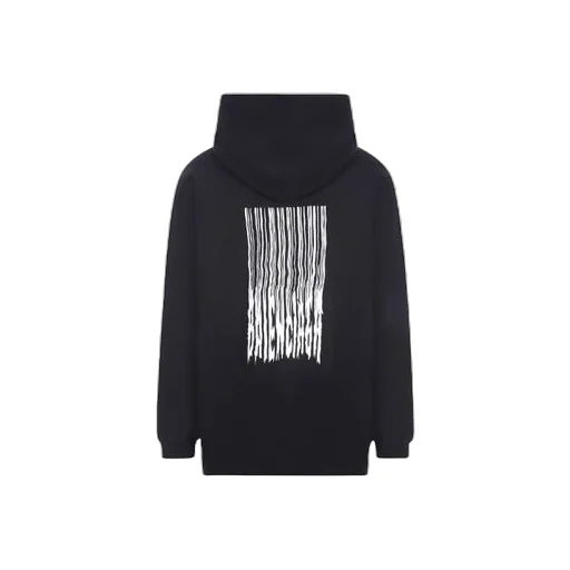 Barcode Cotton Hoodie