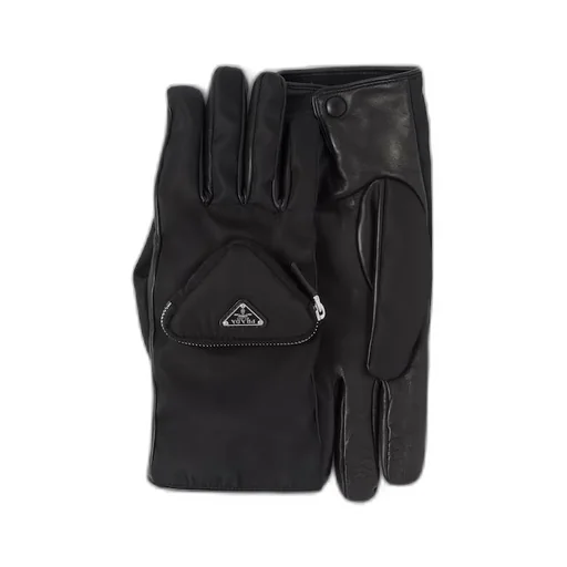 Re-Nylon and Napa leather gloves