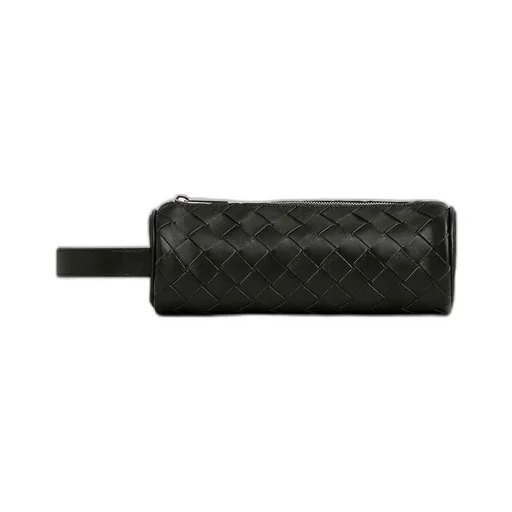 Intrecciato Cylinder Pencil Case