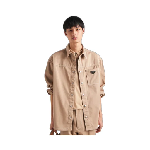 Stretch cotton shirt