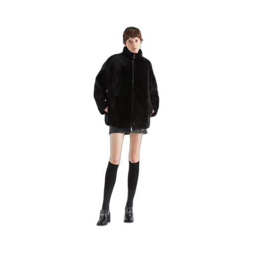 Shearling fur jacket
