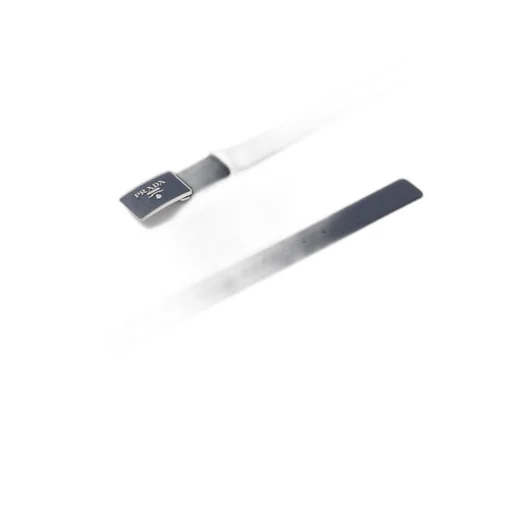 Saffiano leather belt