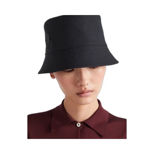 Reversible printed cotton bucket hat