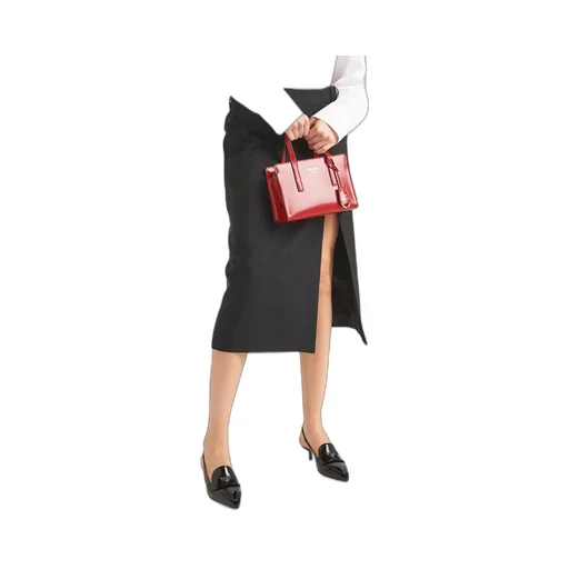 Patent leather slingbacks