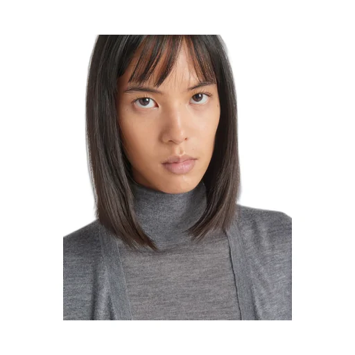 Cashmere and wool turtleneck sweater