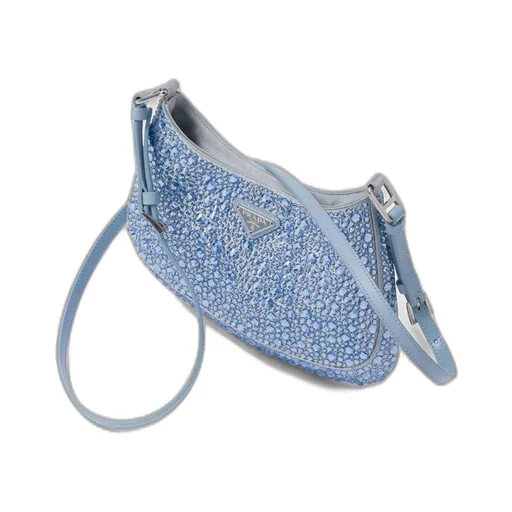 Prada Cleo satin bag with crystals