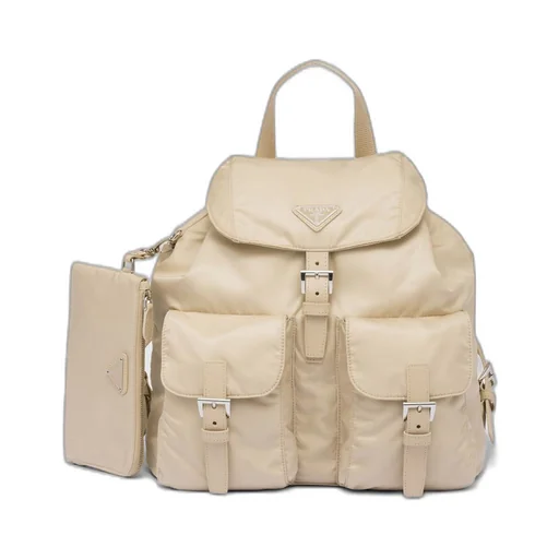 Re-Nylon medium backpack with pouch