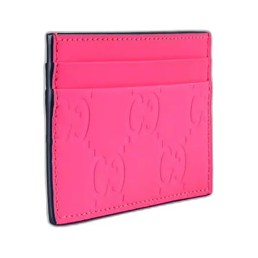 GG rubber-effect card case