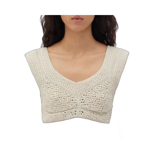 Cotton Crochet Bra
