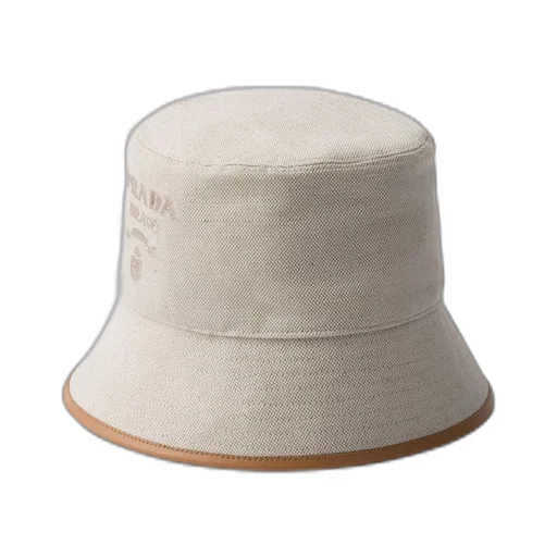 Linen blend bucket hat