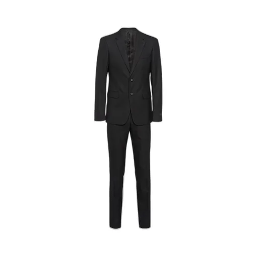 Single-breasted wool suit