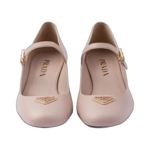 Nappa leather Mary Jane pumps