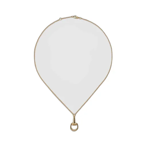 18k Horsebit chain necklace