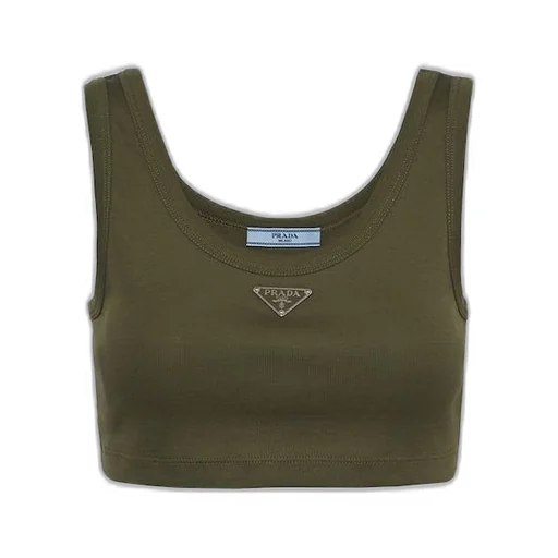 Ribbed knit crop top