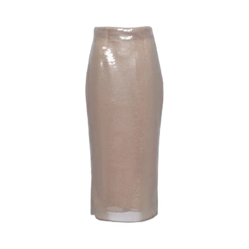 Sequined midi-skirt