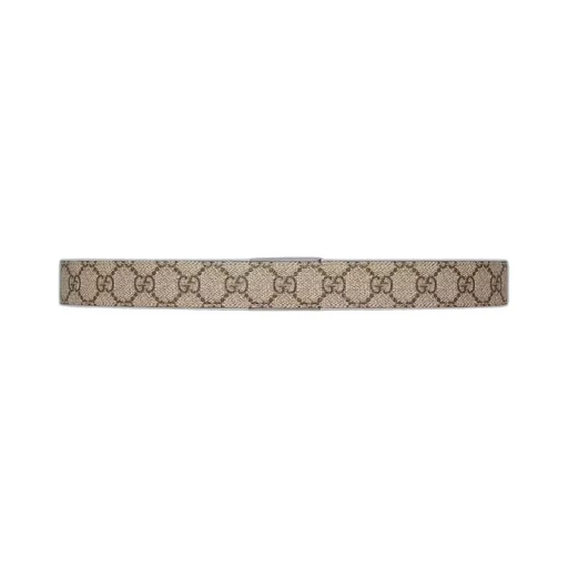 Reversible belt with rectangular buckle